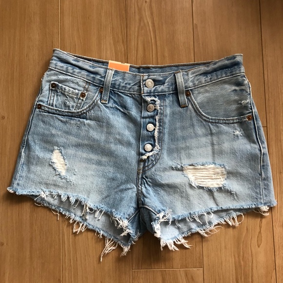 fringe cut off shorts